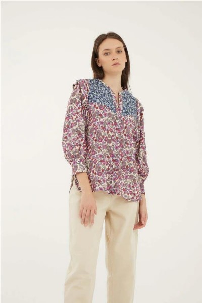 BLUSA SOPHIE AND LUCIE FOLK...