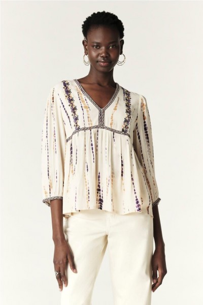 BLUSA BA&SH ISIS VANILLE