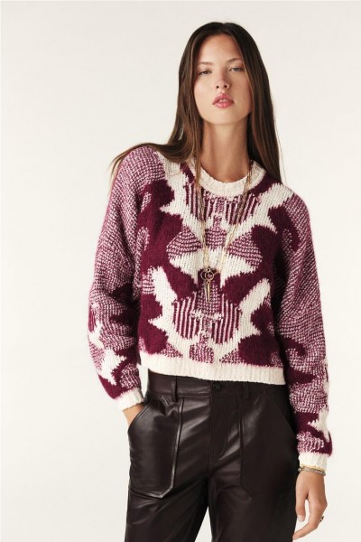JERSEY BA&SH RORA BORDEAUX 2