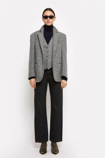 CHAQUETA ROSEANNA SEYMOUR GRIS 2