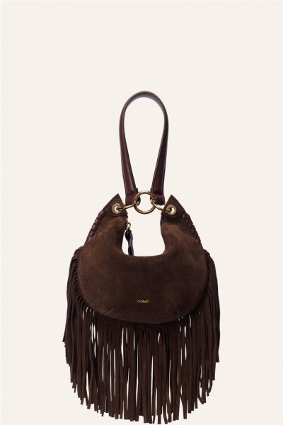 BOLSO BA&SH SWING CHOCO 2
