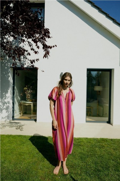 VESTIDO MAGNOLYA ALE RAYAS