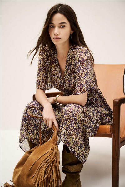 VESTIDO BA&SH LARIOL VIOLET 2