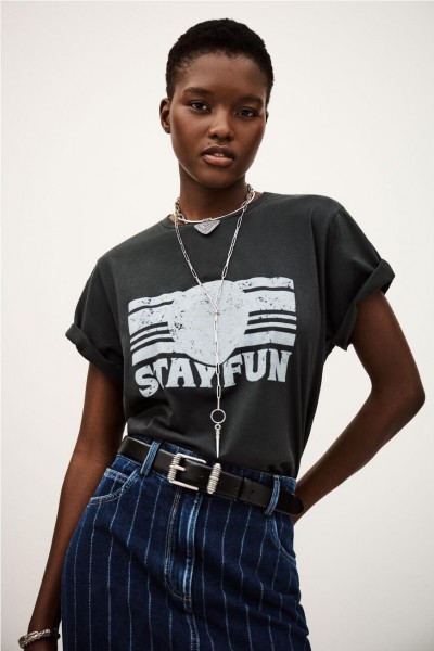 CAMISETA BA&SH REESE MARINE