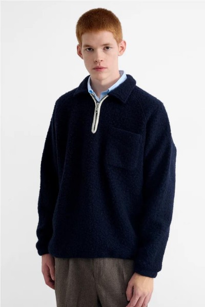 SUDADDERA EDMMOND ZIP POLO