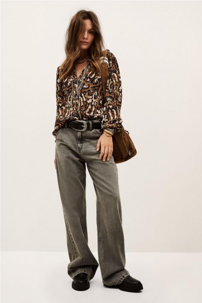 BLUSA BA&SH ONADA OCRE