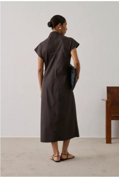 VESTIDO SOEUR FOGGIA MARRON 2