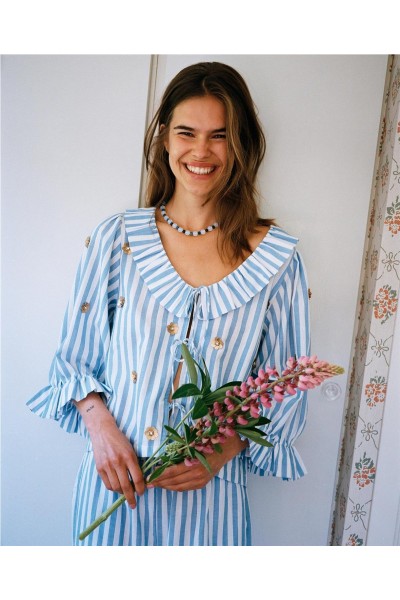 TOP SISSEL EDELBO KIKI BLUE...