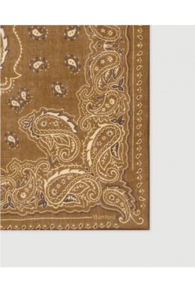 BANDANA HARTFORD PAISLEY TAUPE 2