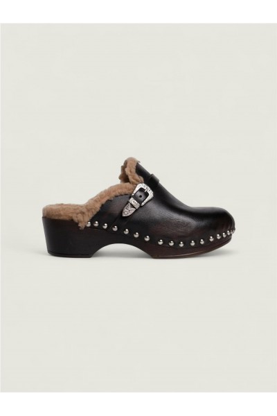 ZUECO POSA CORTINA CLOG COFFE 2