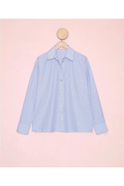 CAMISA LA FOLIE LOUP LONG AZUL 2