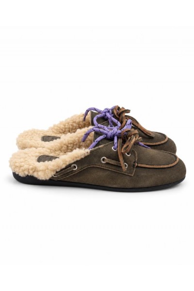 MULE POSA LOAFER MULE FUR...